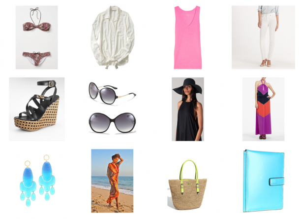 Spring Getaway- Your 12 Essential Must Haves